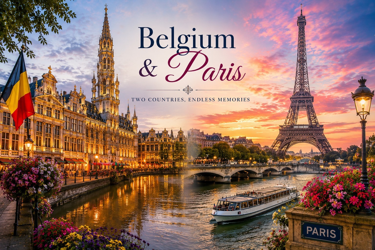 Brussels & Paris – Two Capitals, Endless Memories